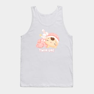 Twin girl one Tank Top